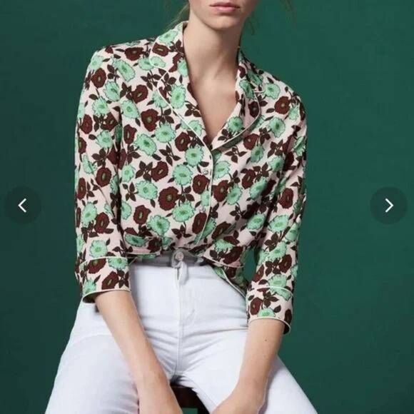 Sandro Paris Arum Shirt Jacket Top Fr 2, US 6 / M NWT - Picture 1 of 10
